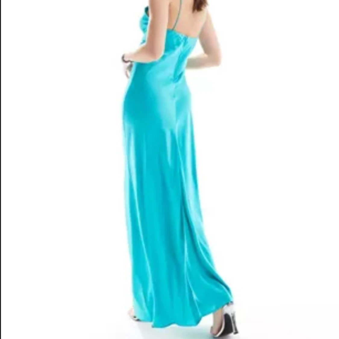 Mango satin långklänning  - 93