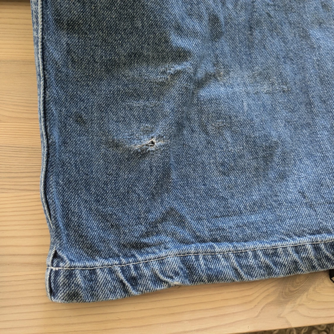 Blå baggy jeans - 92