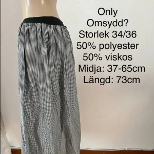 Retro vintage 40-tal 50-tal 60-tal 70-tal kjol hundtand Pepita rutig - Omsydd? 