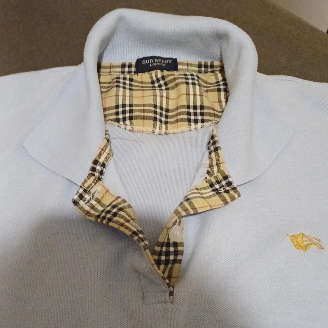 En fin ljus blå bur Barry London t-shirt - 90