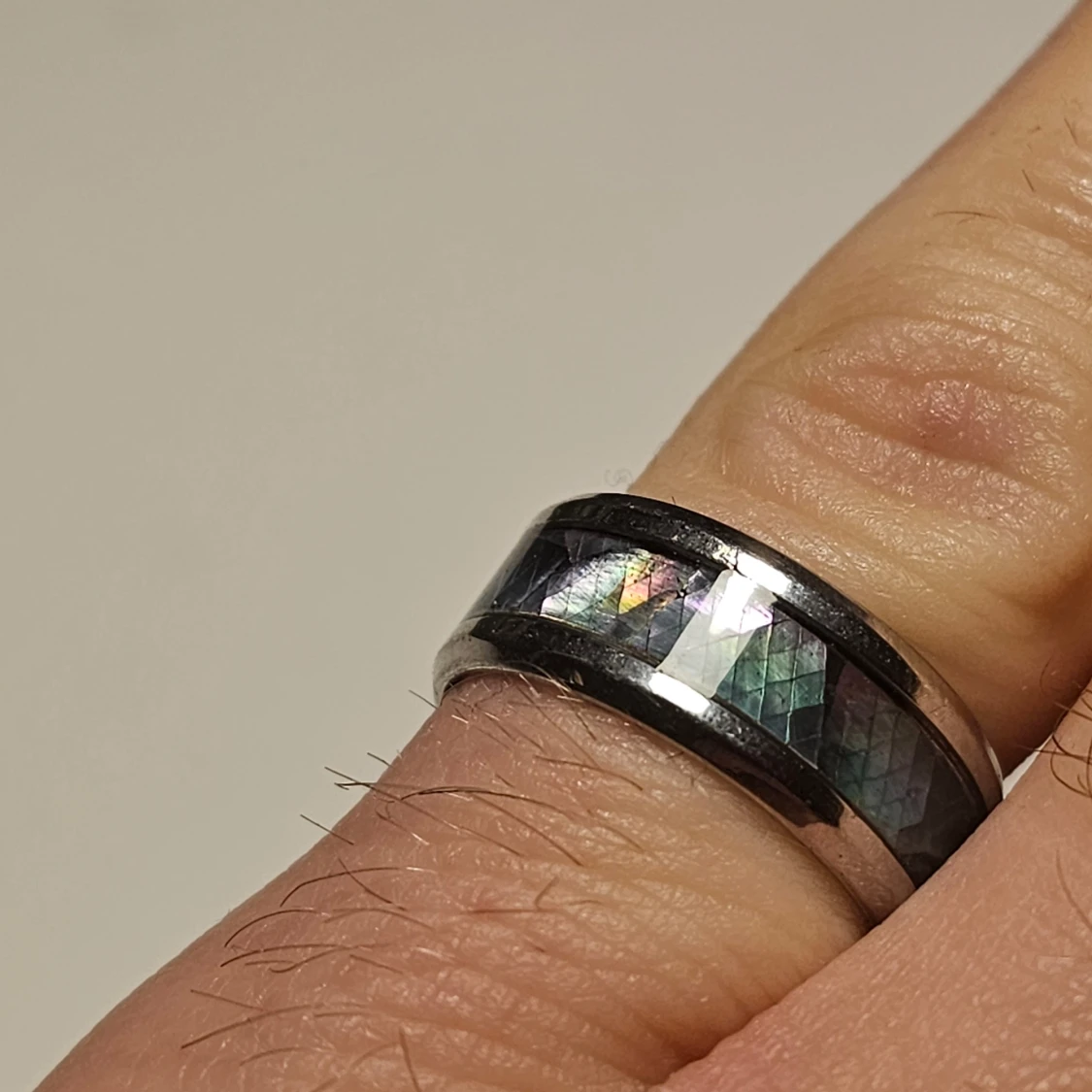 Unik Ring I Rostfritt Stål - 93