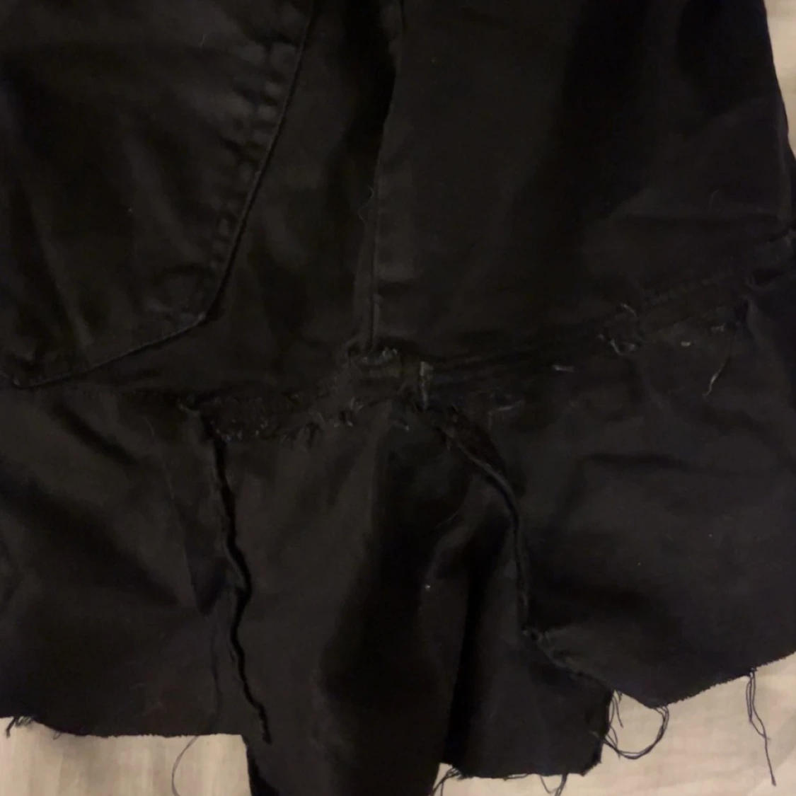 Svart jeanskjol (egen sydd) - 4