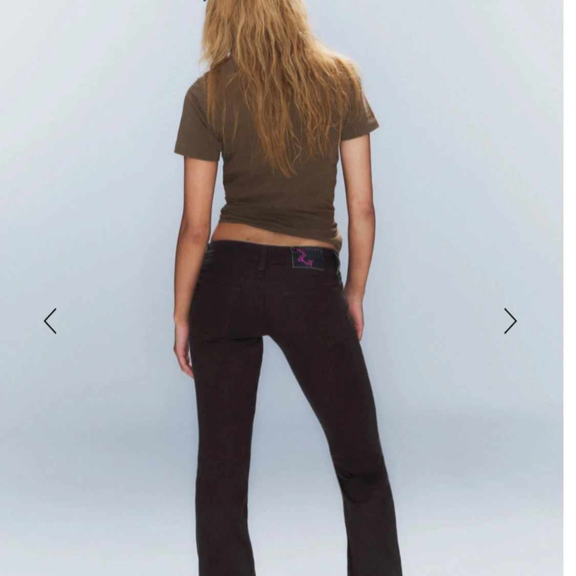 Lågmidjade bootcut jeans - 90