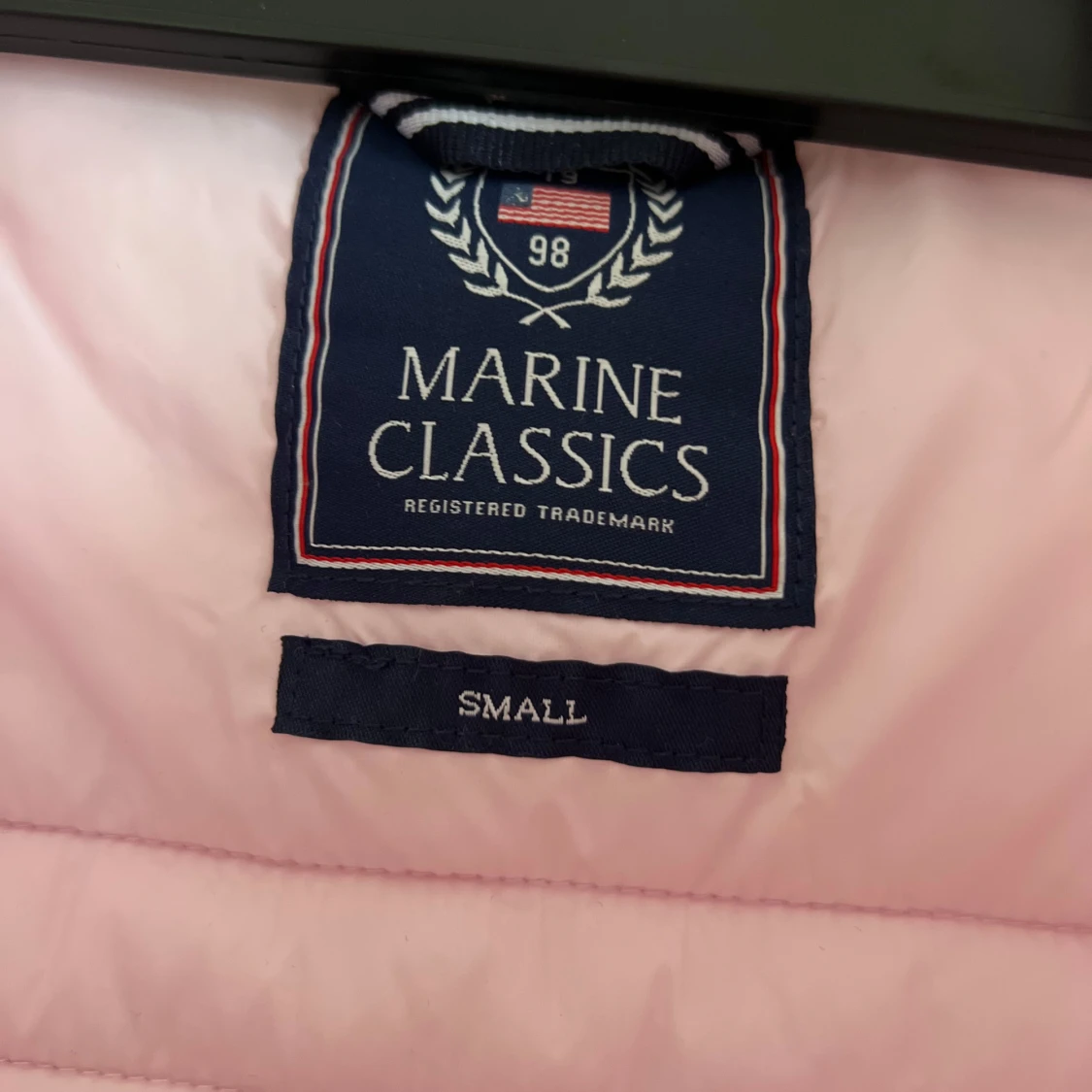 Ljusrosa quiltad jacka från Marine Classics - 1