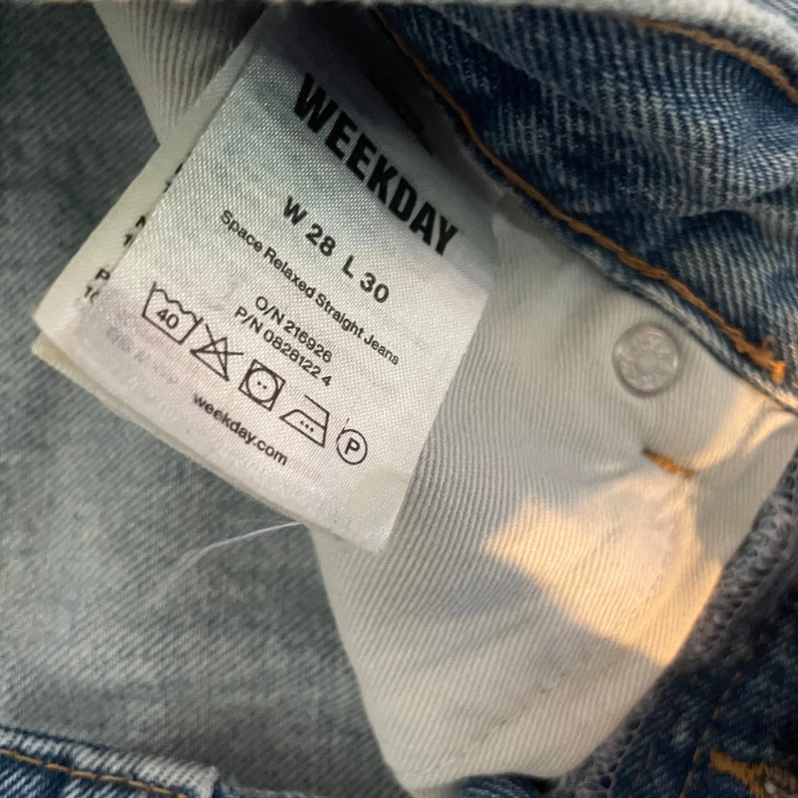 Blå jeans från Weekday - 2