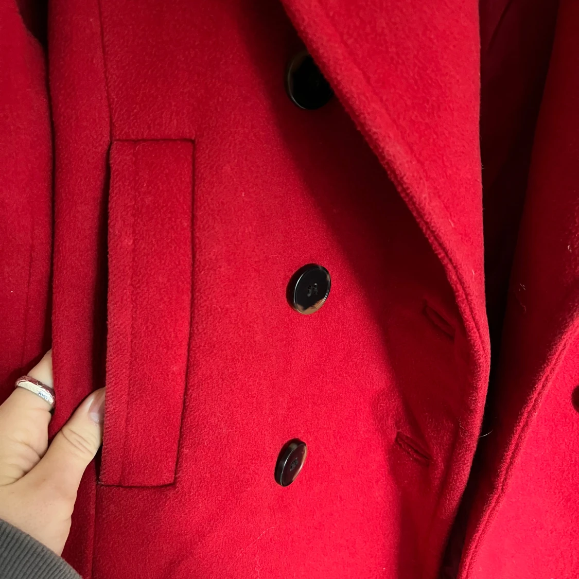 Röd kappa från H&M - 1