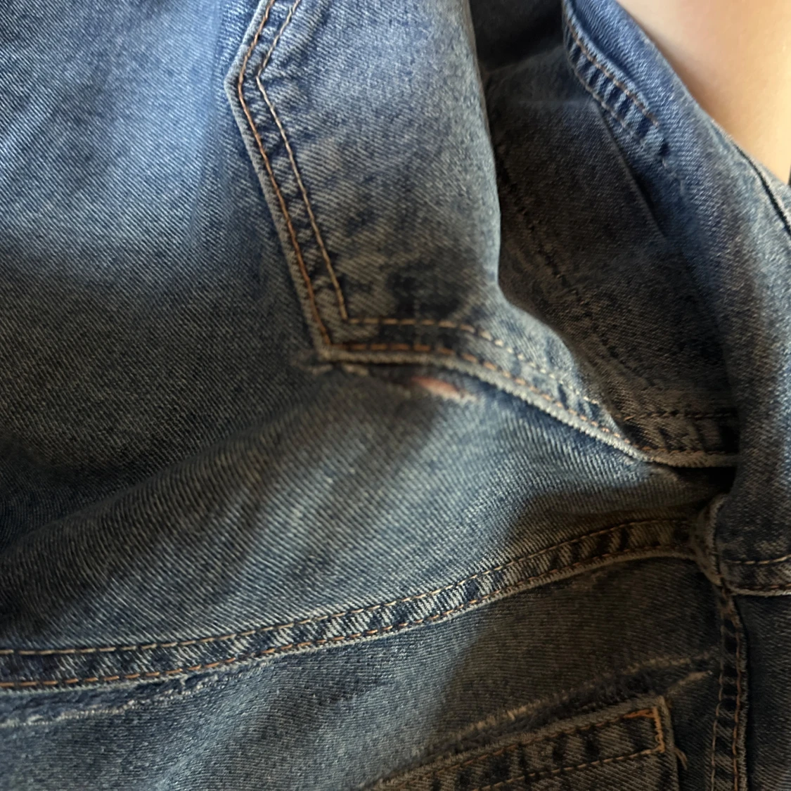 Blå bootcut jeans - 4