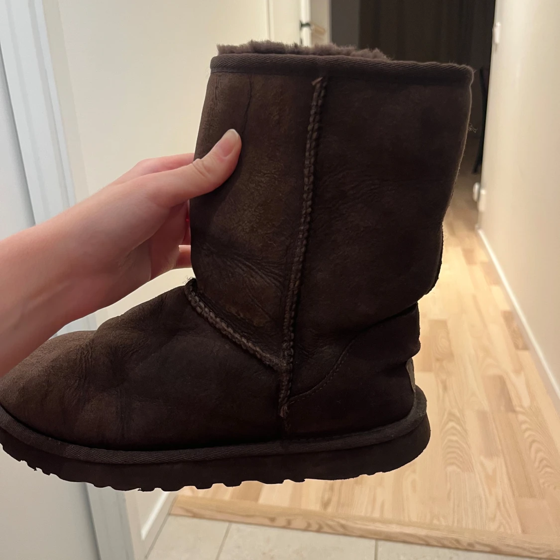 Bruna höga Uggs - 2