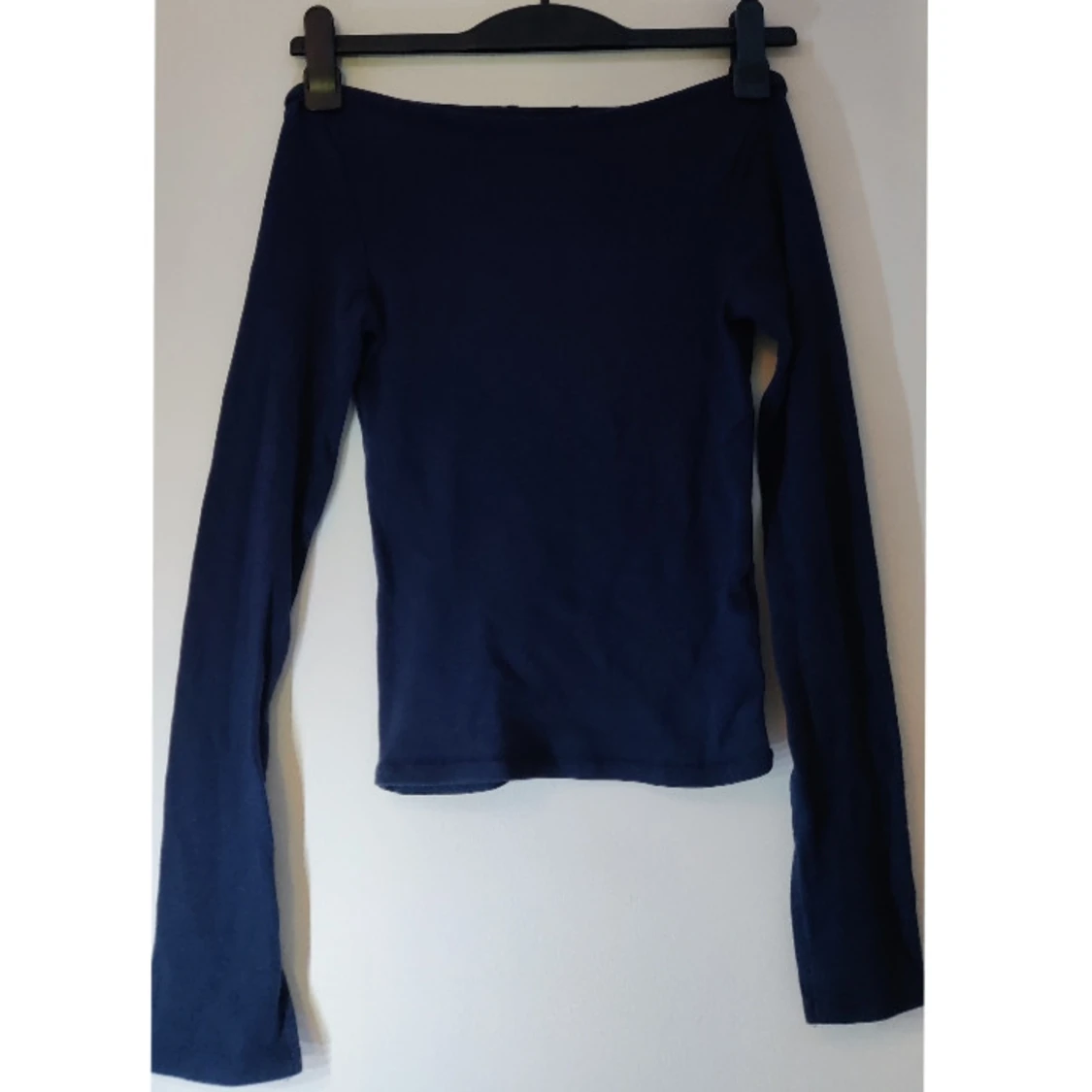Mörkblå långärmad topp - 91
