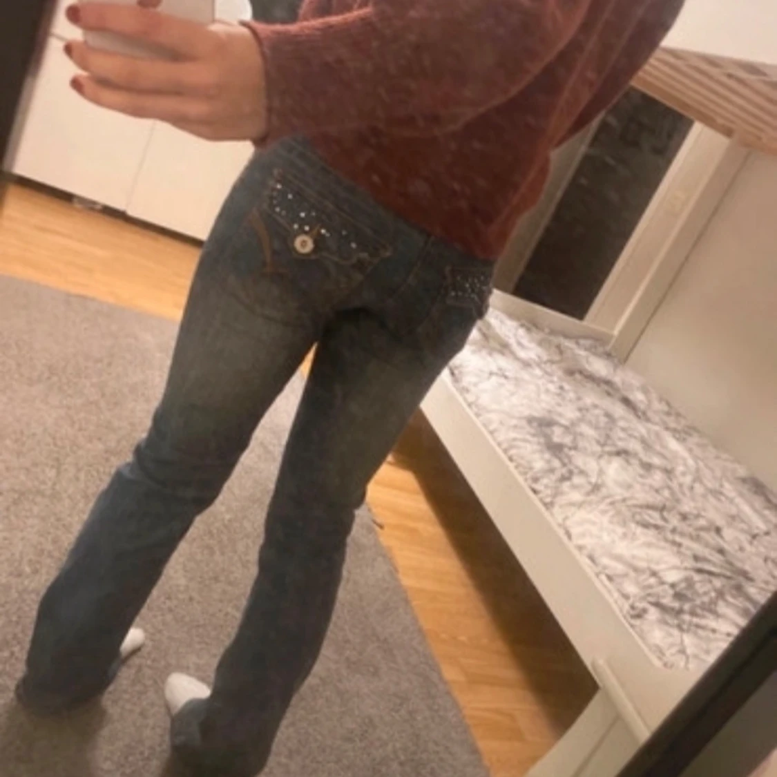 Blå jeans från KappAhl - 93