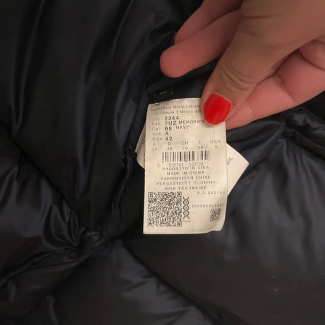 Svart pufferjacka från Colmar - 93