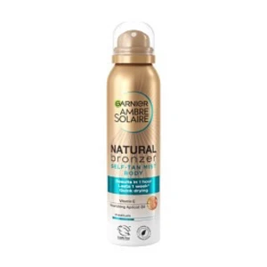 Garnier Ambre Solaire Natural Bronzer - Säljer en Garnier Ambre Solaire Natural Bronzer Self-Tan Mist för kroppen. Denna brun-utan-sol spray ger resultat på 1 timme och varar upp till en vecka. Innehåller vitamin E och vårdande aprikosolja. Snabbtorkande formula i en praktisk sprayflaska. Köpt för 155kr