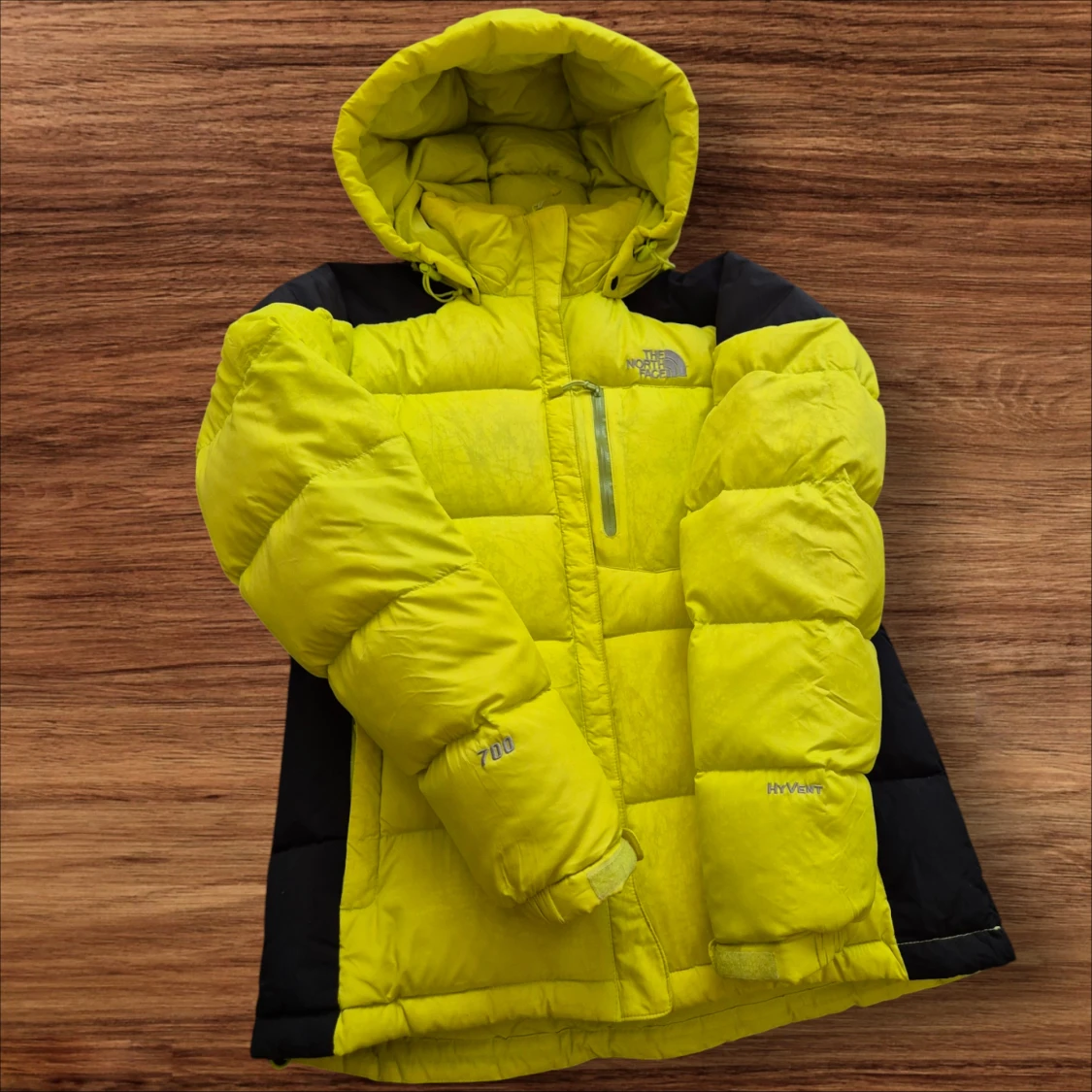 Gul dunjacka från The North Face size L neon green - 91