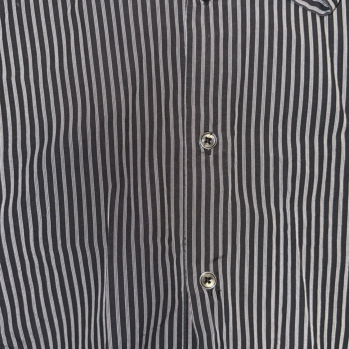 Svart och vit randig skjorta från H&M - 92