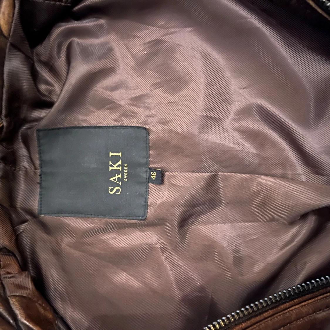 Saki läderjacka  - 90