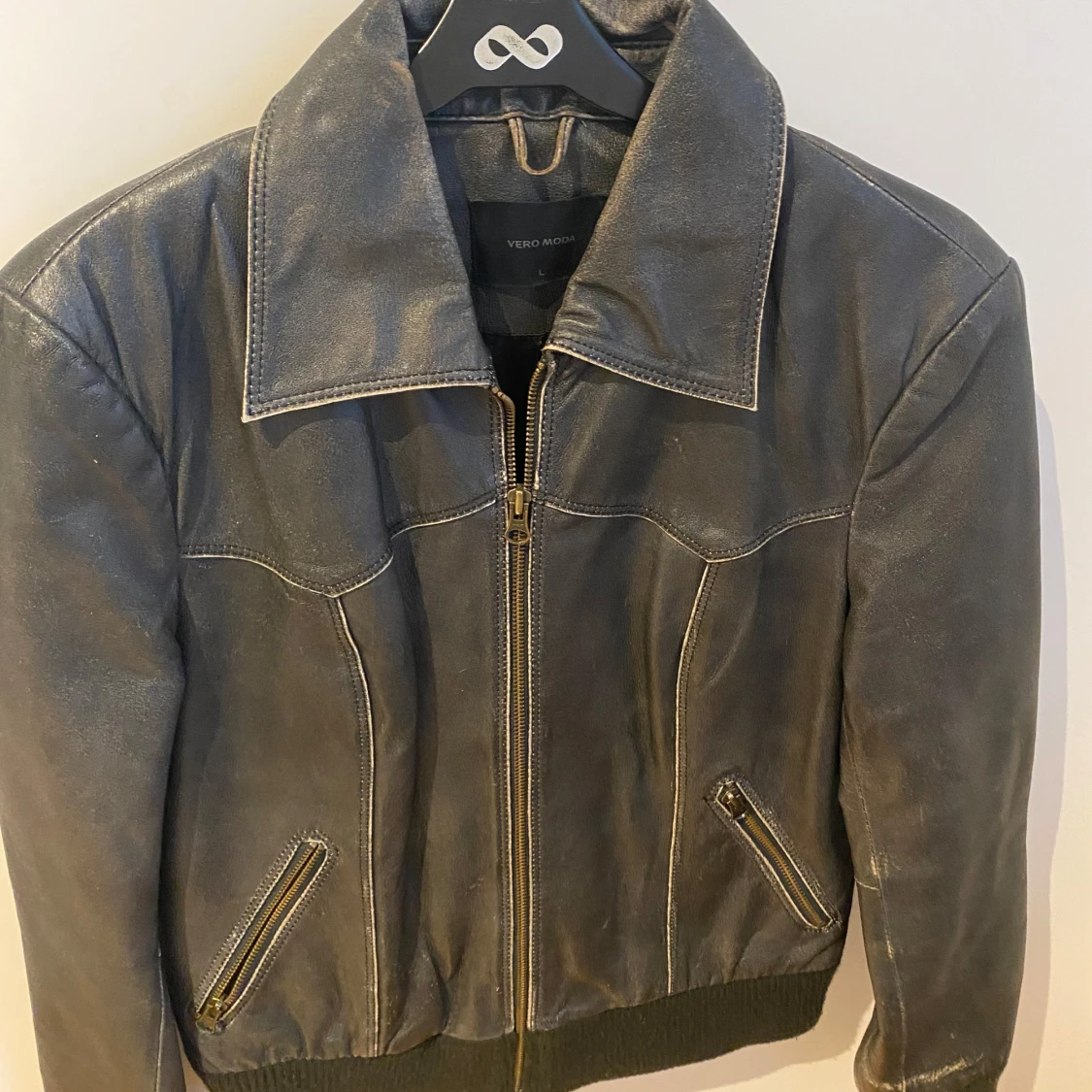 Svart skinnjacka från Vero Moda - 1
