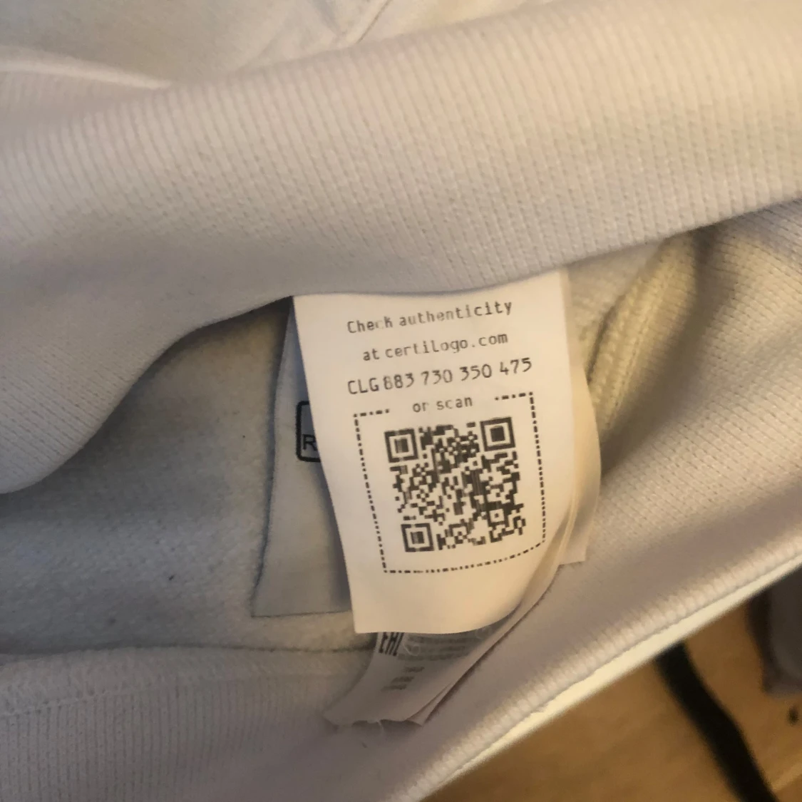 Vit hoodie från Stone Island - 4