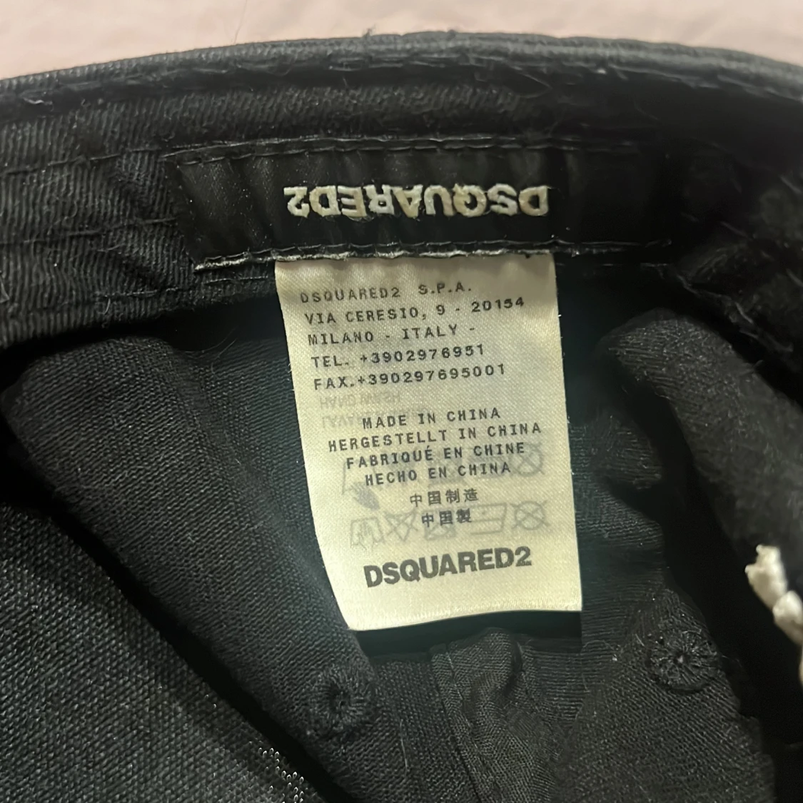 Svart keps från Dsquared2 - 3