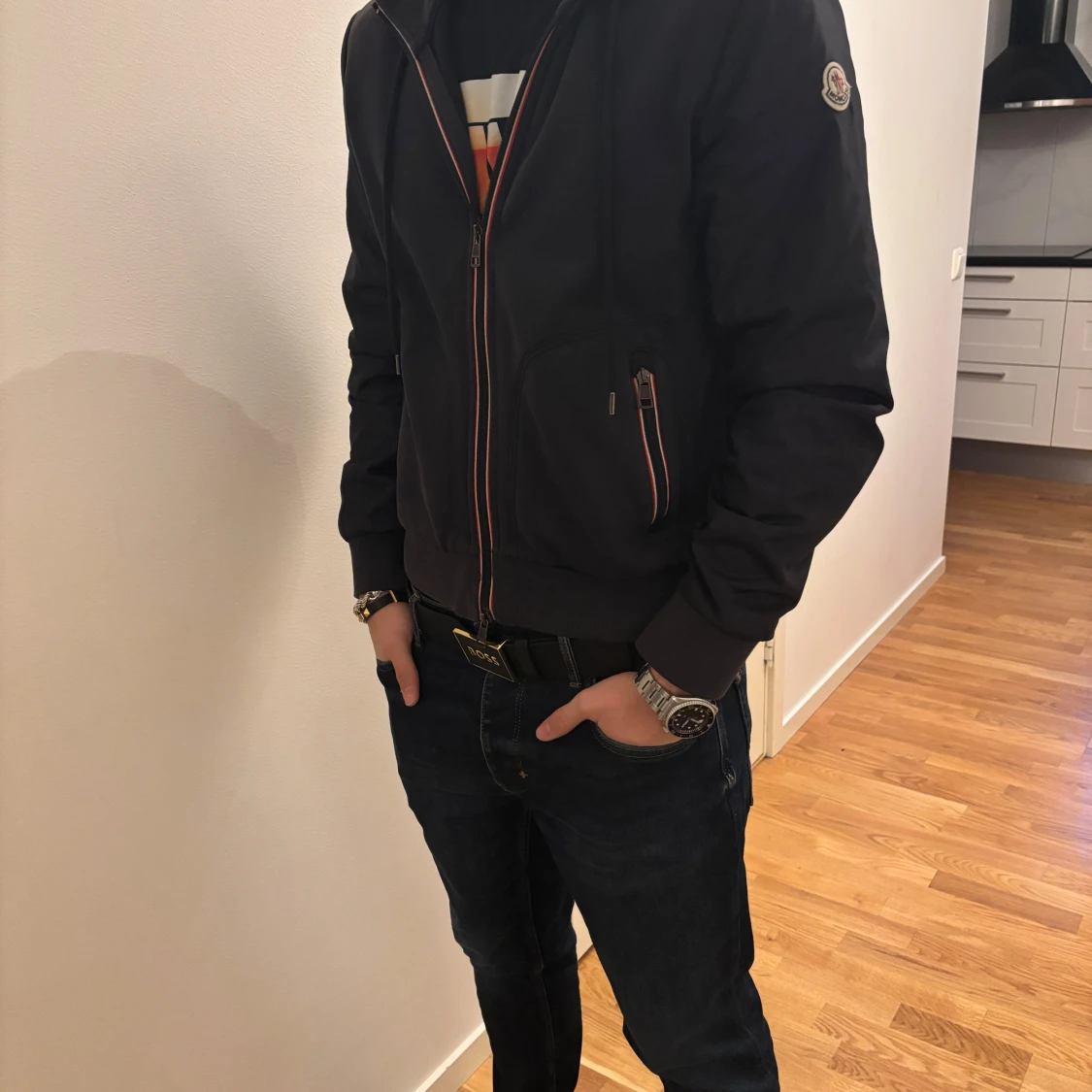 Svart cardigan från Moncler