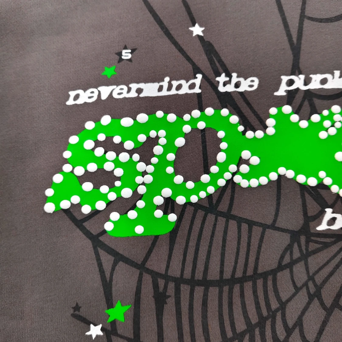 Sp5der hoodie Grå - 2