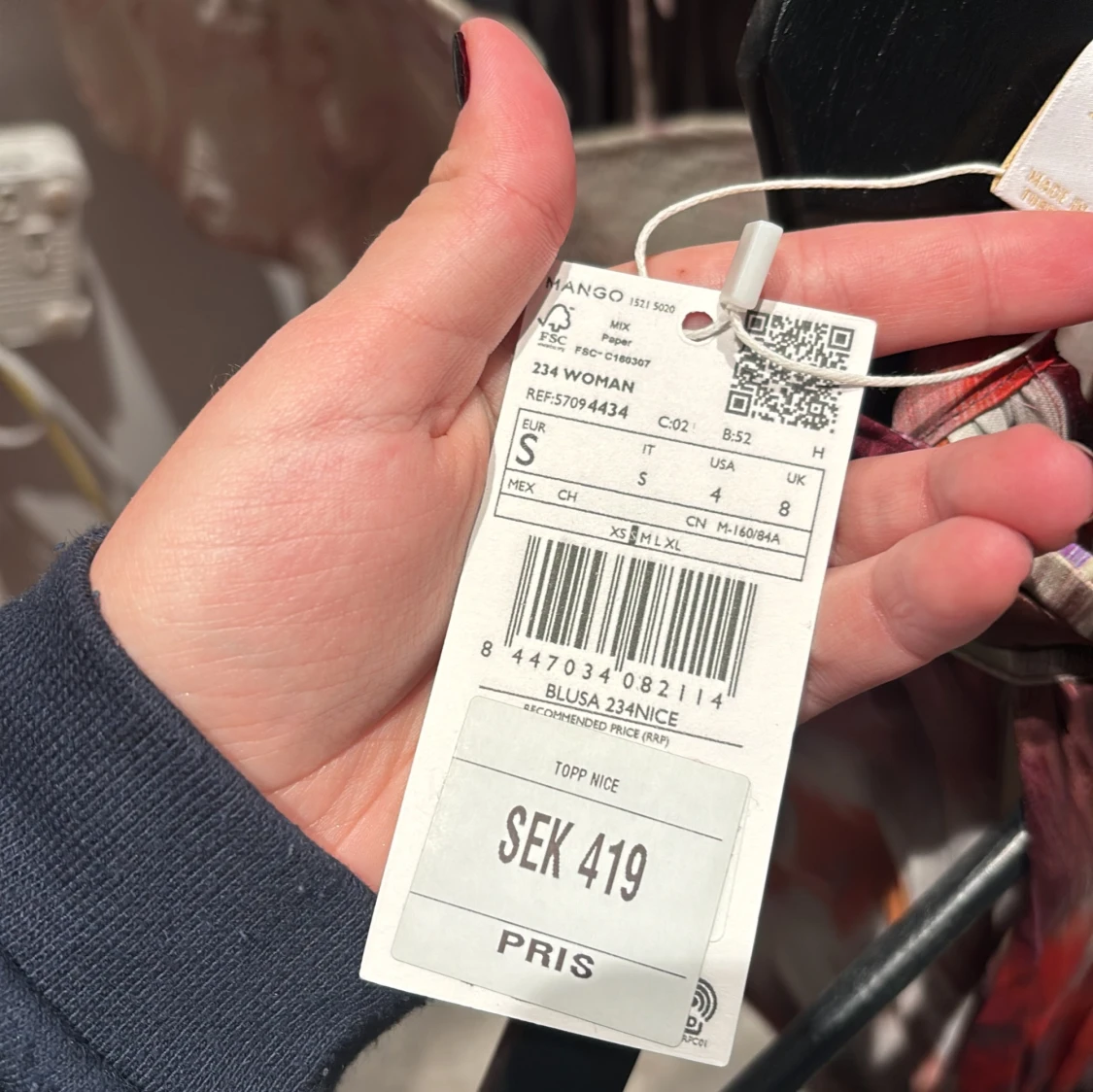 Flerfärgad blus från Mango - 2