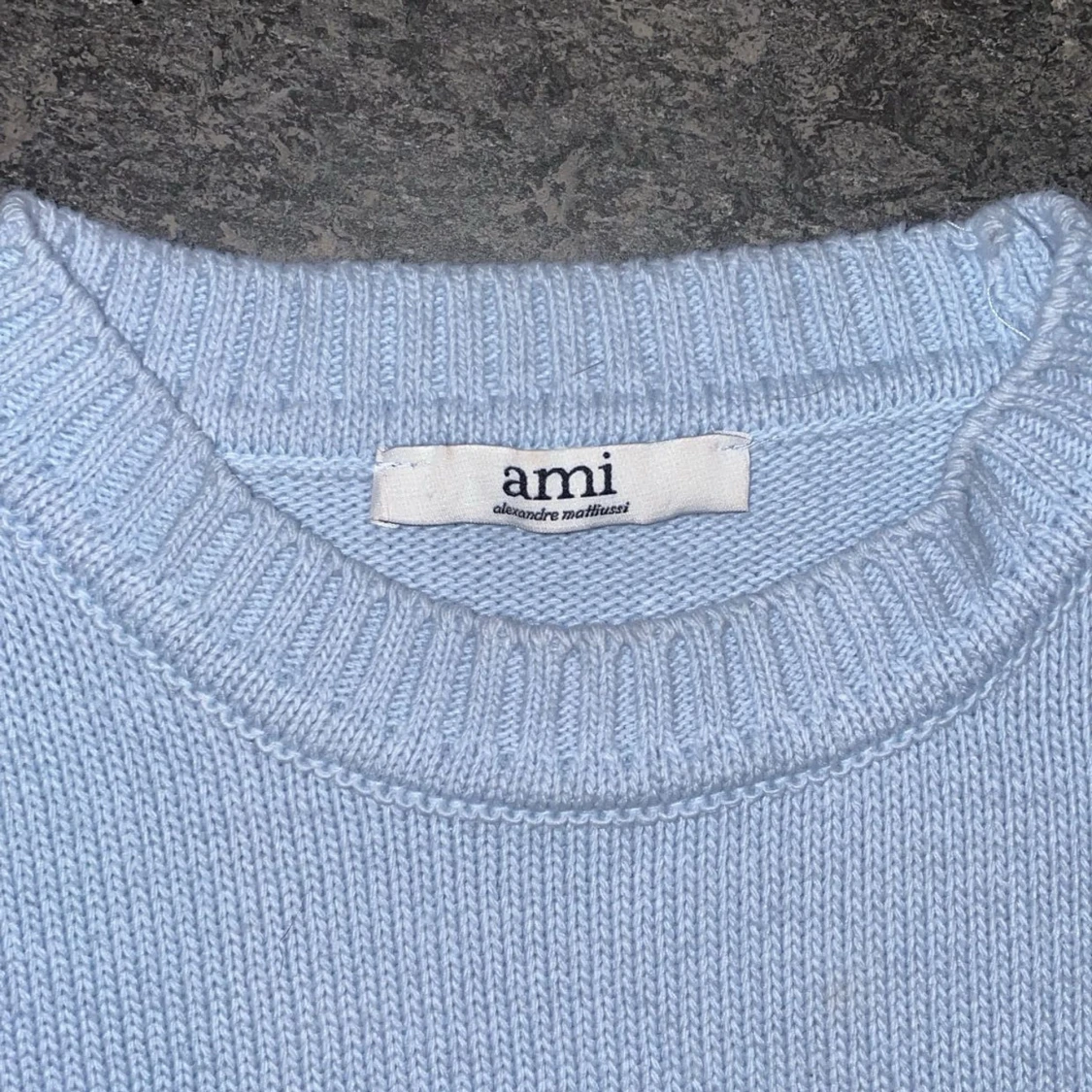 Ljusblå Ami Paris Tröja  - 3