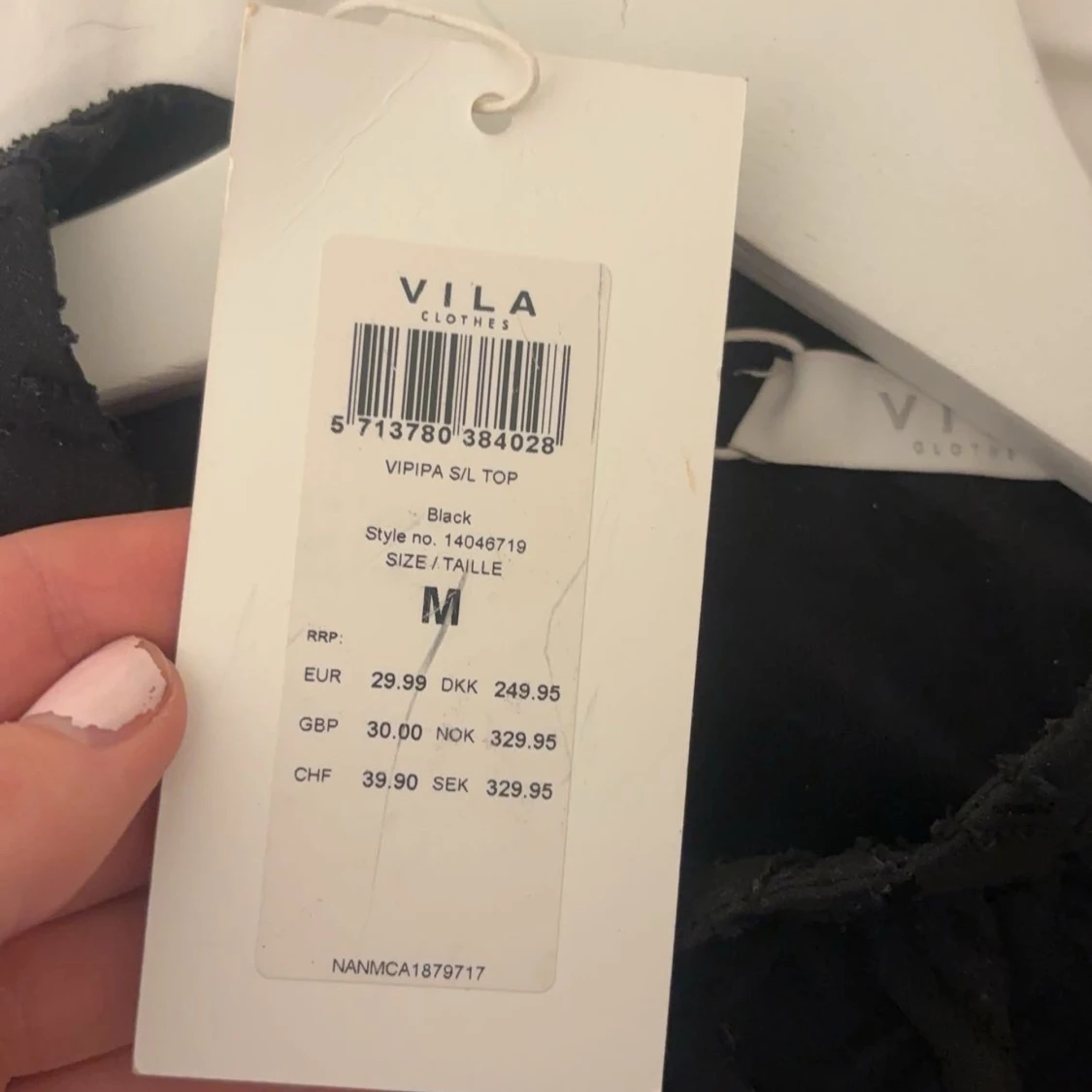 Svart ärmlös topp från Vila - 3