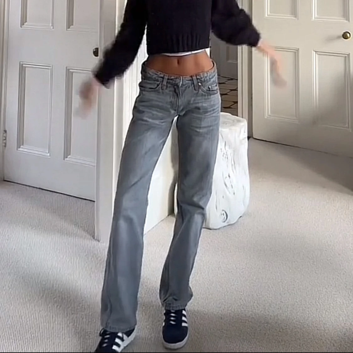 Lågmidjade jeans - 90