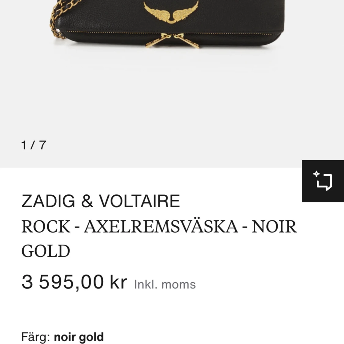 ZADIG & VOLTAIRE VÄSKA  - 91