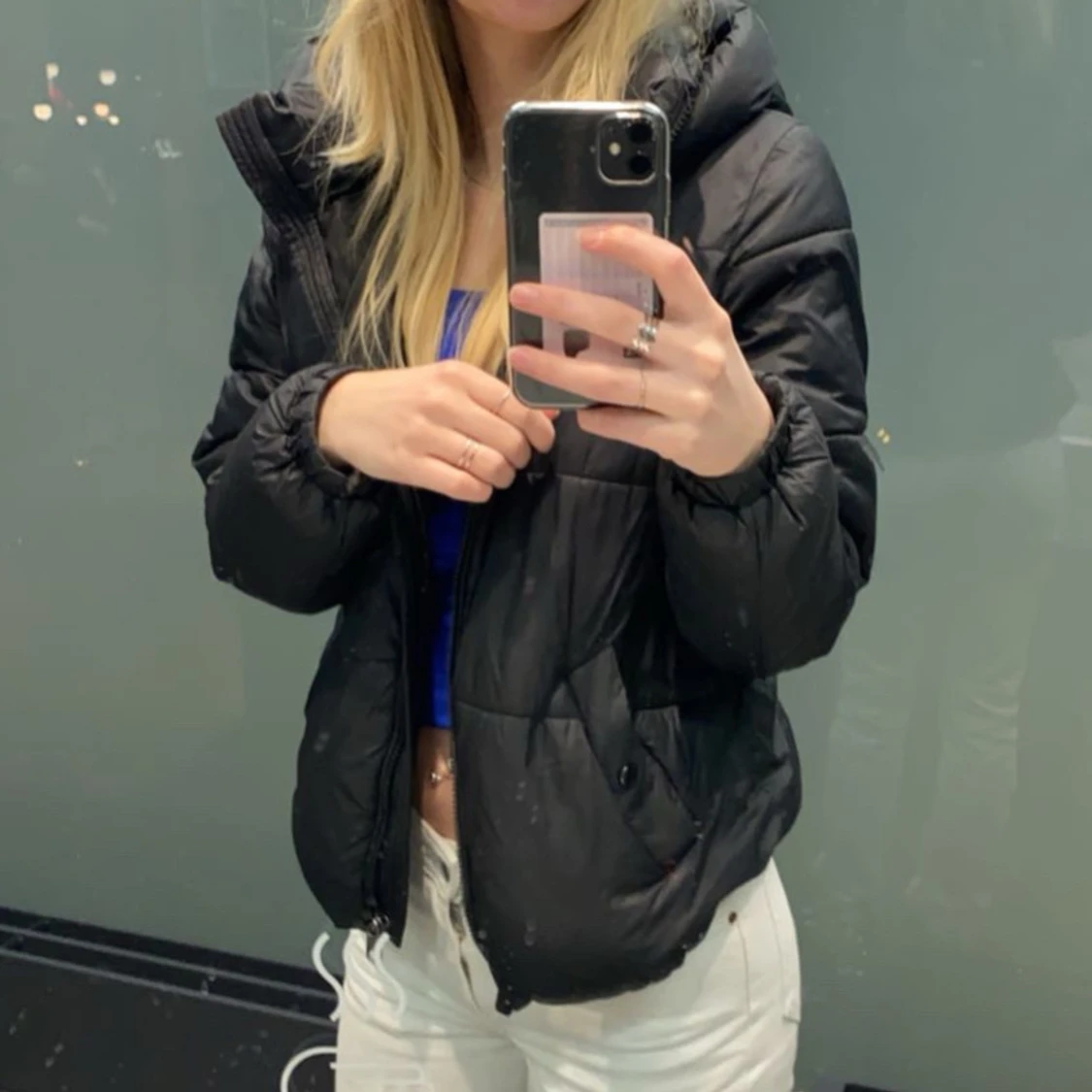 Svart vinterjacka - 91