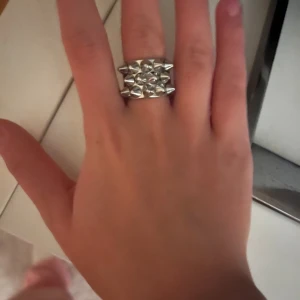 Trendig edblad ring - Säljer denna trendiga ringer ifrån Edblad. Använd några gånger bara men inte alla sliten och ser lika fin ut som när när hade precis köpt den. Den är i storlek M (17,5).