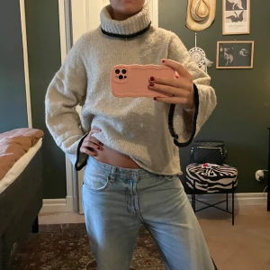 stickad polo tröja  - super fin!!