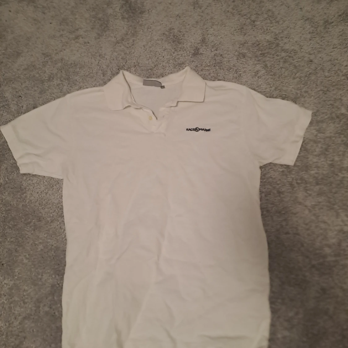 Vit pikétröja från Race Marine