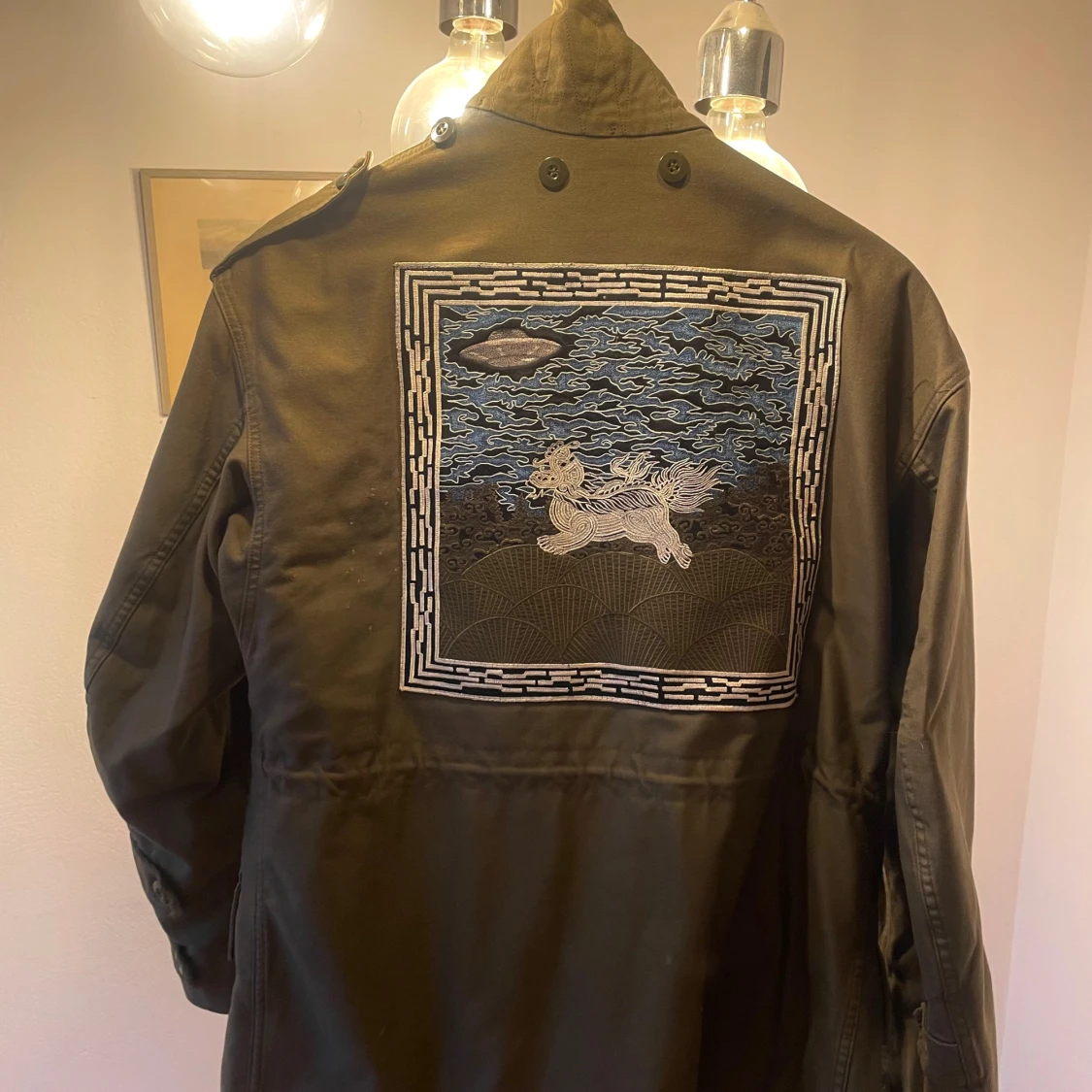 Maharishi designer-militärjacka - 90