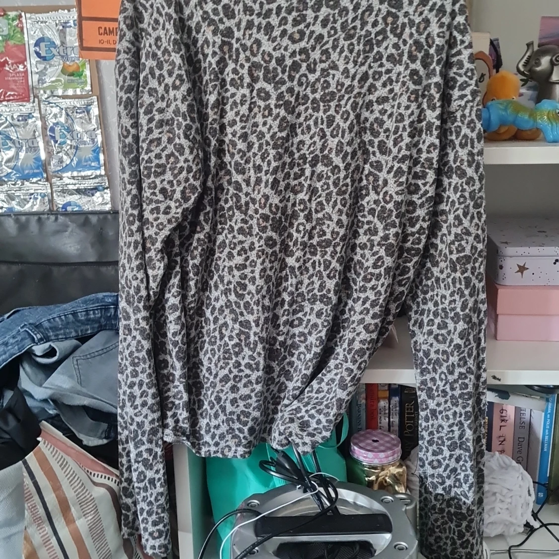 Leopard mönstrad tröja - 91