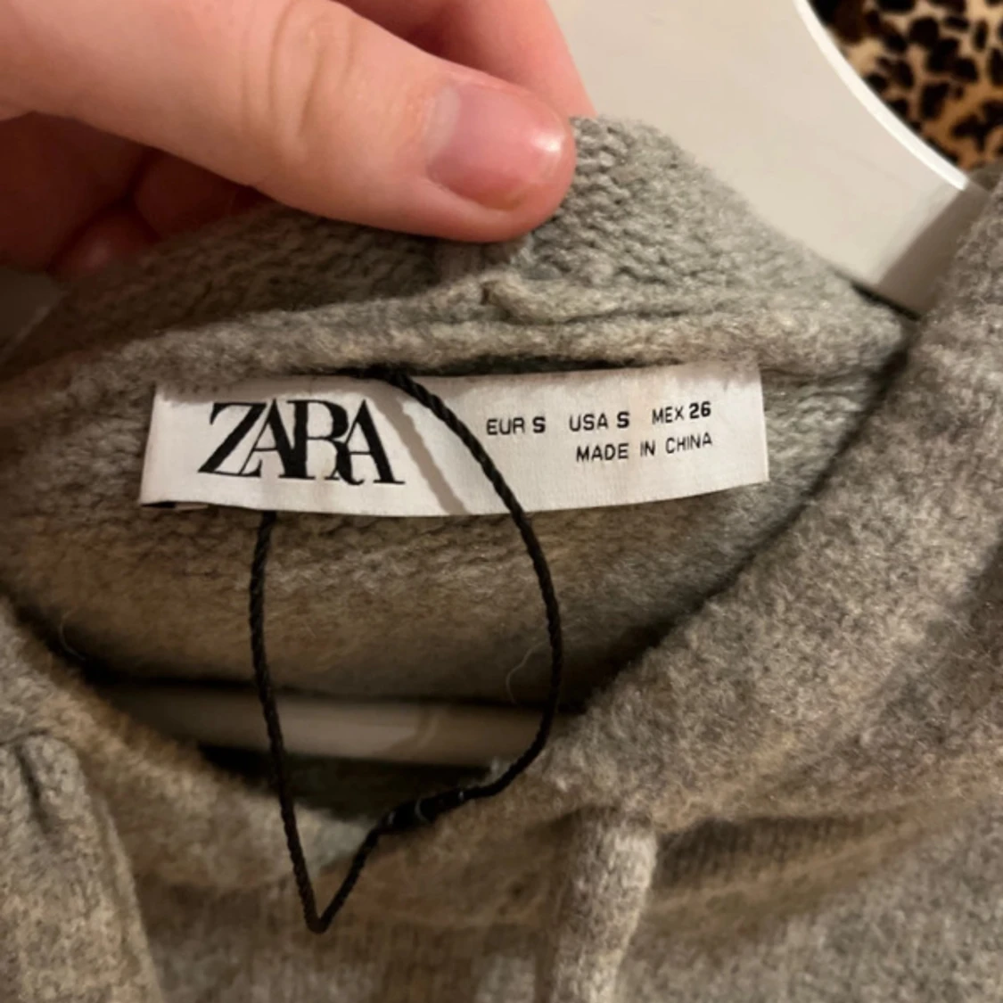 Stickad hoddie Zara  - 91