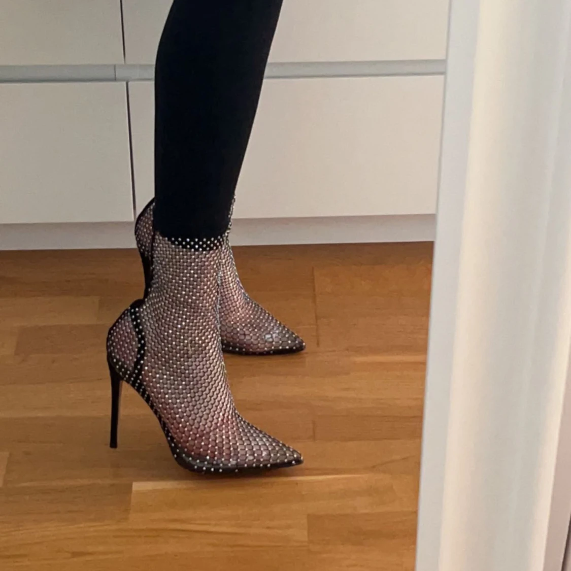 Sparkly Fishnet Heels ✨ - 90