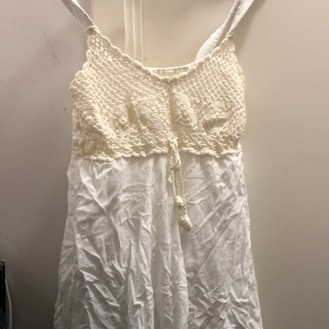 Vitt sommarklänning 