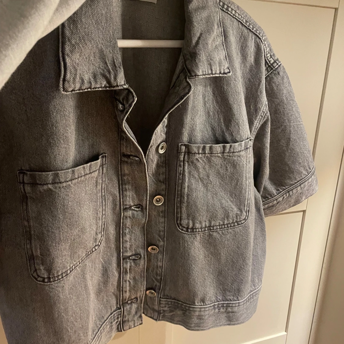 Kortärmad jeansjacka  - 90