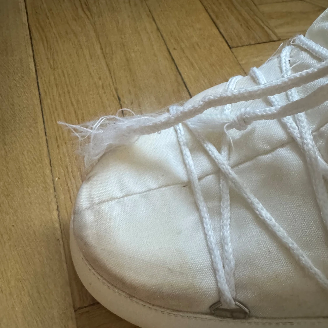 Vita Moon Boots med snörning - 3