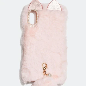 Telefonskal - Helt oanvänt rosa telefonskal, säljer eftersom jag fått ny mobil, pris kan diskuteras. Vit pärla saknas!