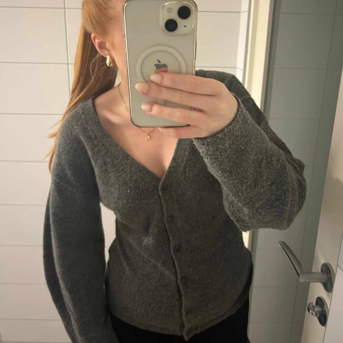 Grå kofta från Lindex - 1