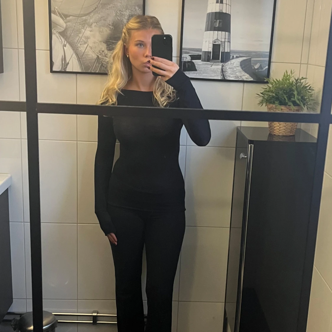 Svart intimissimi topp