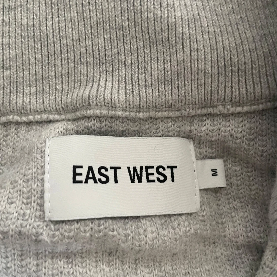 Grå halvzip tröja - 91