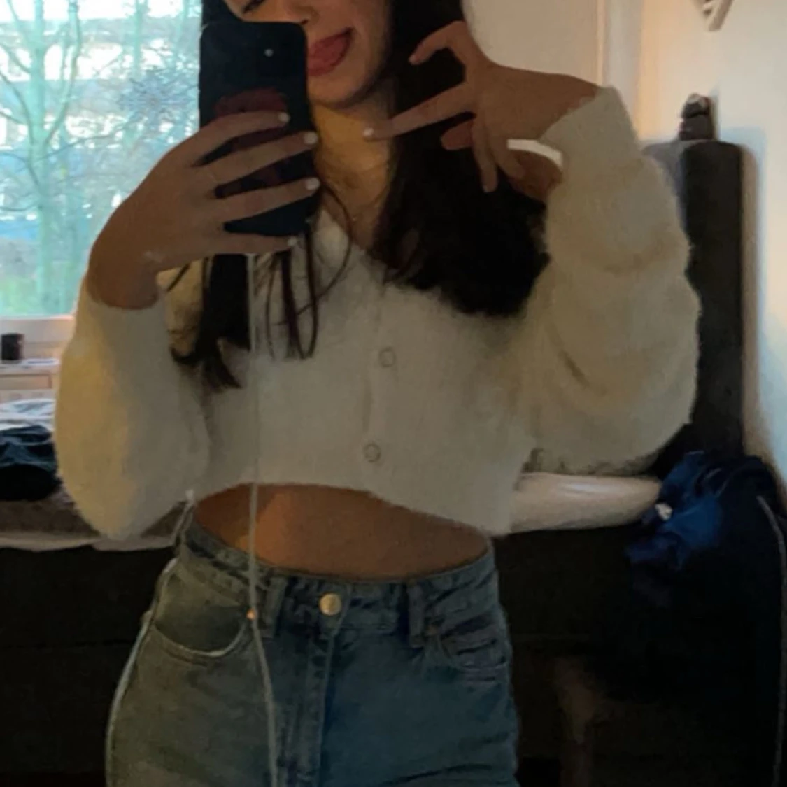 Vit fluffig kofta - 2