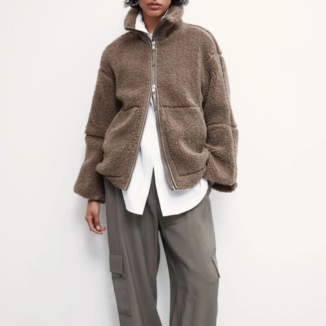 Teddyjacka brun H&M - 90