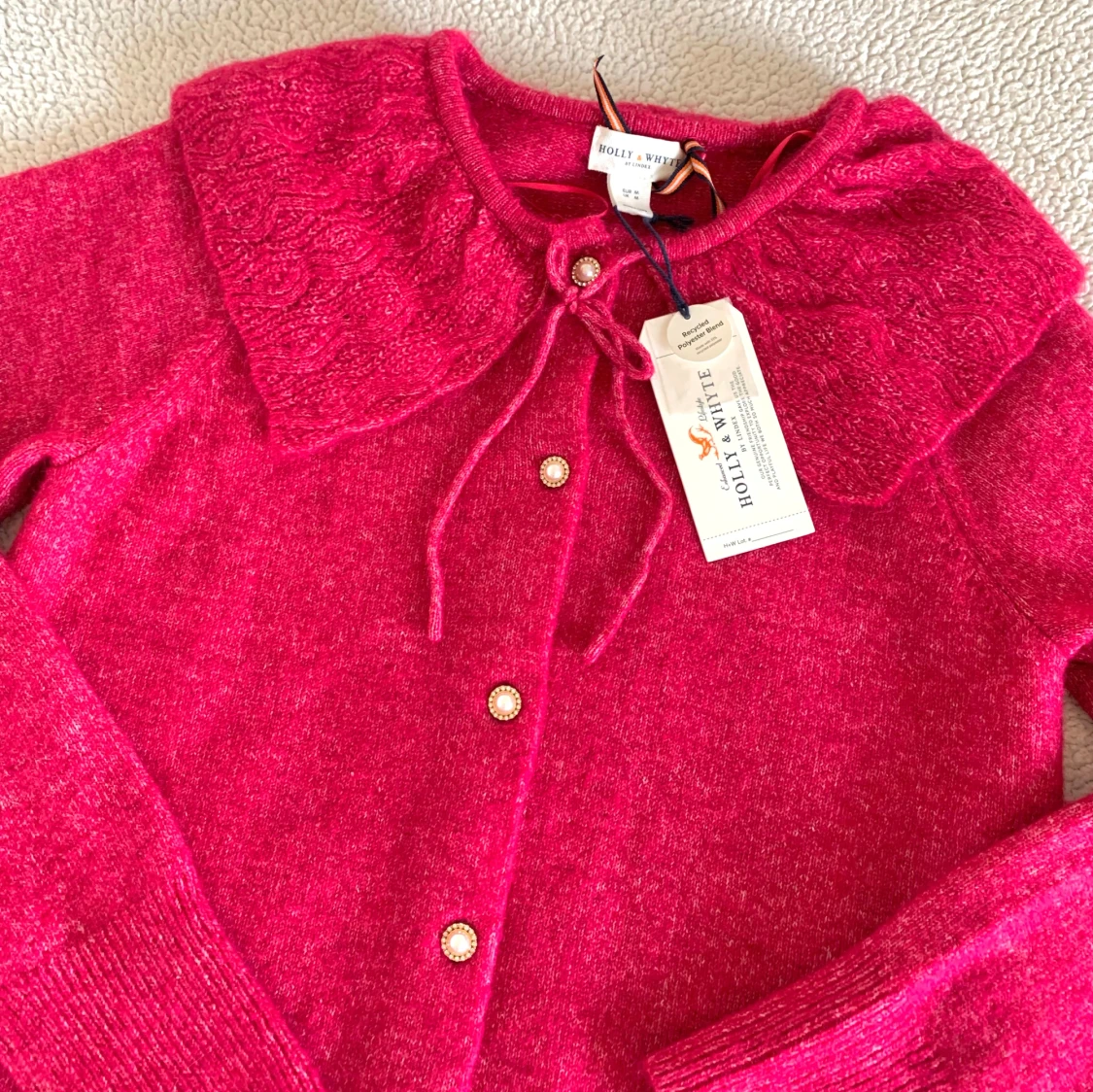 Lindex Holly & Whyte stickad kofta - 90