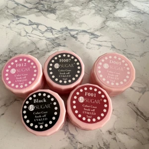 Color gel nail 5st - Oöppnad 