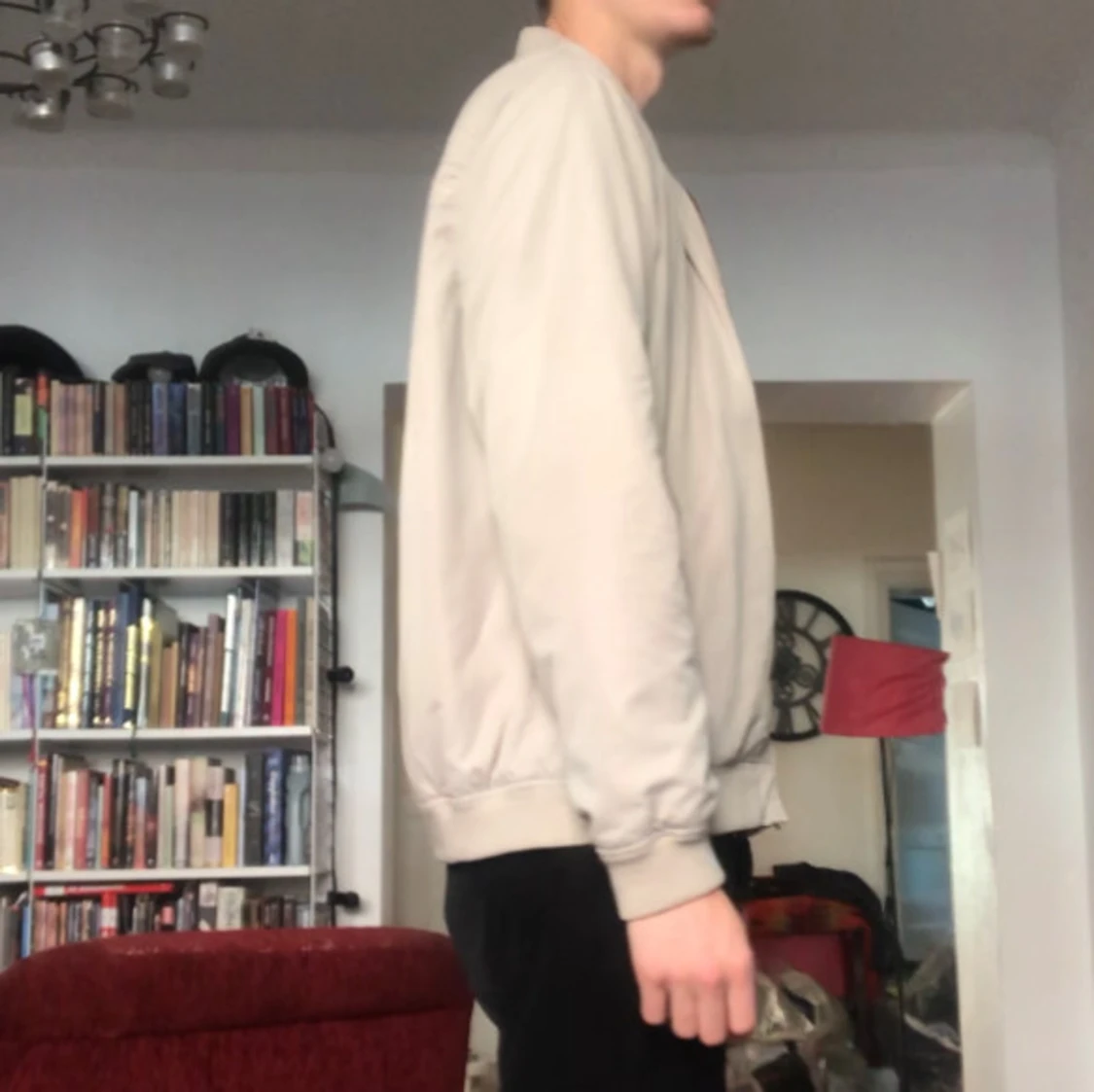 Beige Bomberjacka, XL - 90