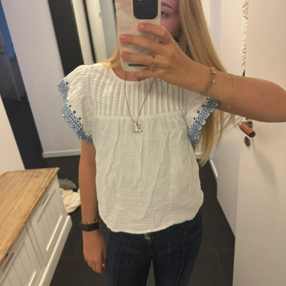 En fin blus med volanger💙💙💙 - 90